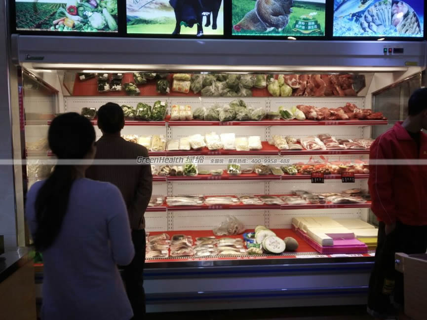 生鮮風幕柜